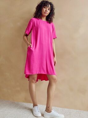 Marigold Poppy Dress with Bow Detail